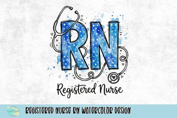 A Tribute in Blue: The RN Watercolor Design