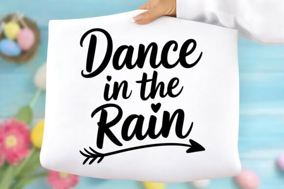 Bring Joy to Your Projects with Dance in the Rain PNG Design