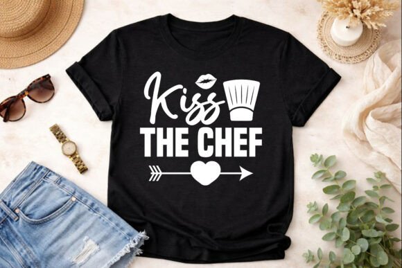 Bringing Culinary Charm to Your Creations with Kiss the Chef SVG Design