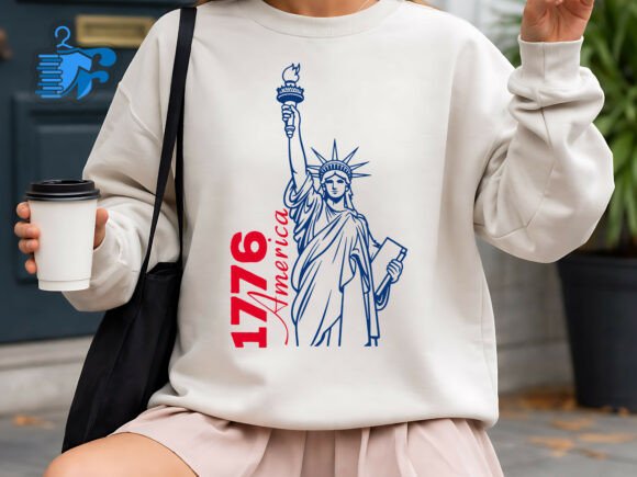 Celebrate Heritage with the 1776 America Liberty Patriotic Design