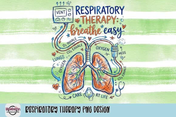 Celebrate Respiratory Therapists with a Vibrant PNG Design