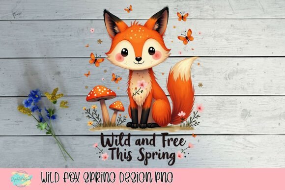 Celebrate the Season: A Guide to the Wild Fox Spring Design PNG