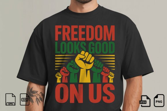 Celebrate Unity and Heritage: The Freedom Looks Good On Us Design