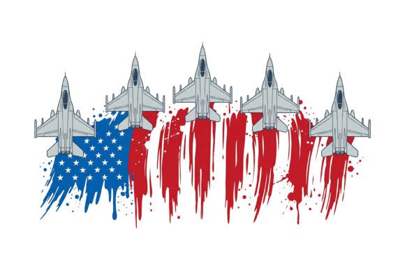 F-16 Jets American Flag Design: Power and Patriotism