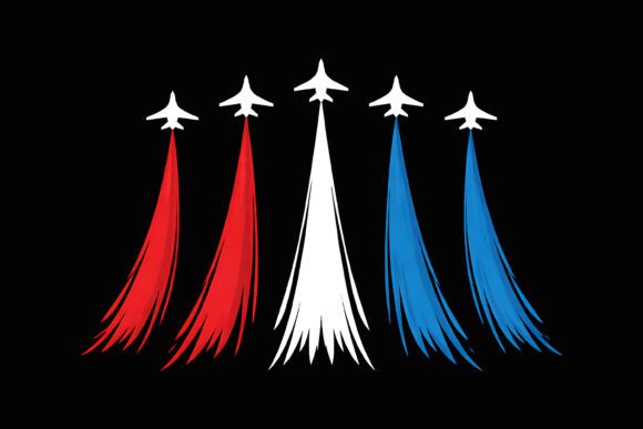 Jet Formation Flag Color Design: Capturing Patriotic Precision