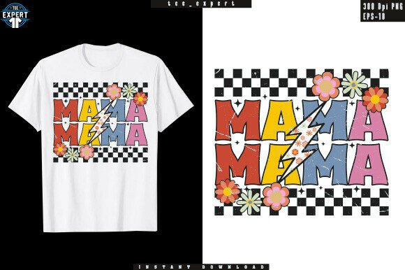 Mama Retro Groovy PNG T-shirt Design: A Crafty Must-Have
