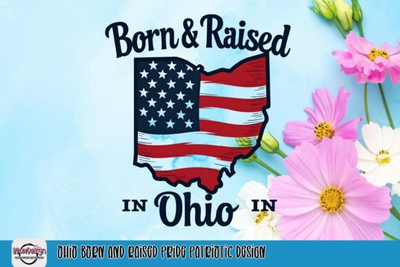 Ohio Pride: A Patriotic Design for Buckeyes Everywhere