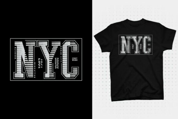 T SHIRT DESIGN - NYC NEWYORK CITY: Iconic Street Style Graphics