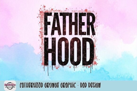 The Raw Power of the Fatherhood Grunge Graphic
